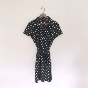 Polka Dot Shift Dress